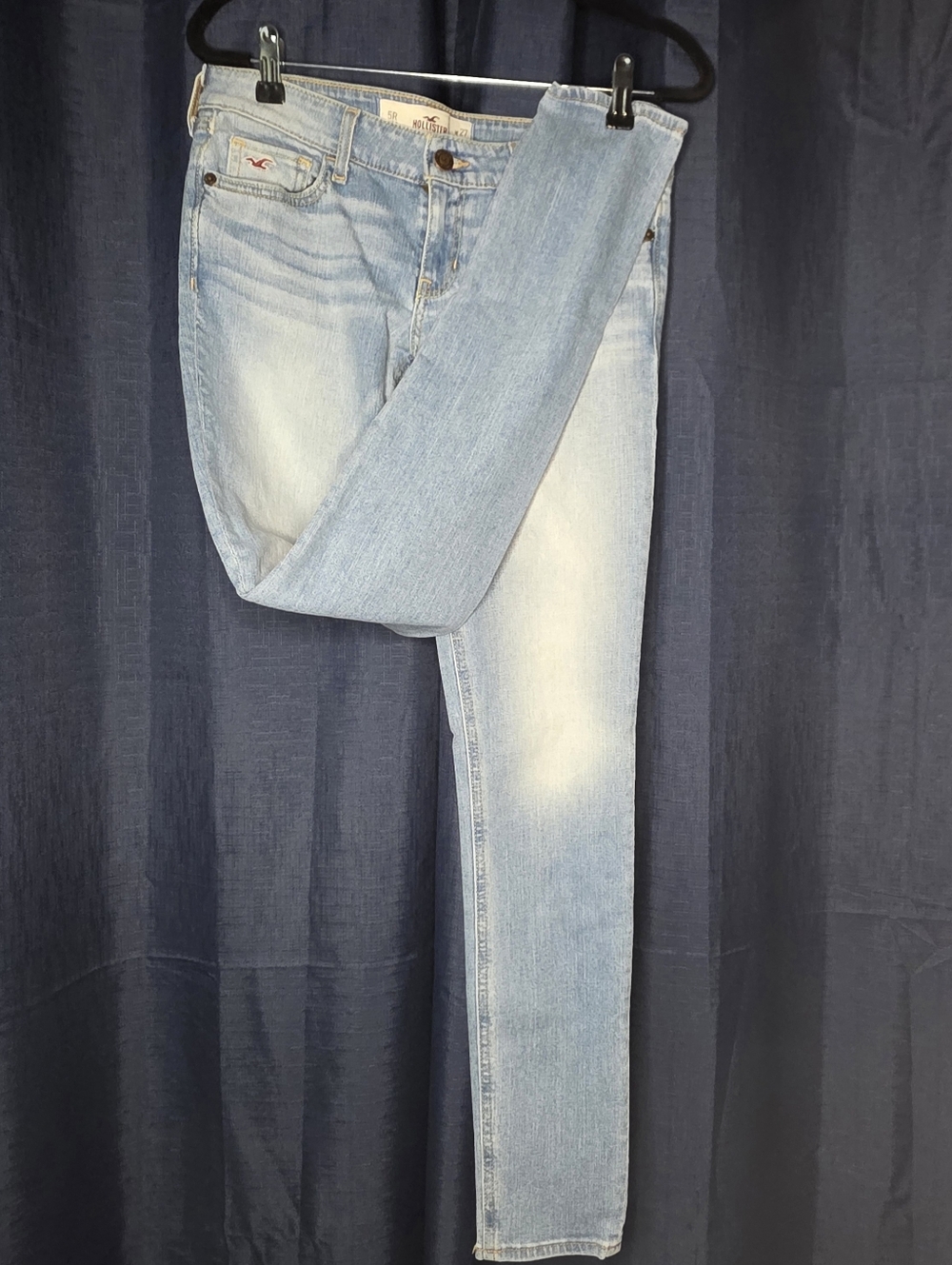 Y2k Hollister Women's Light Wash Skinny Jeans